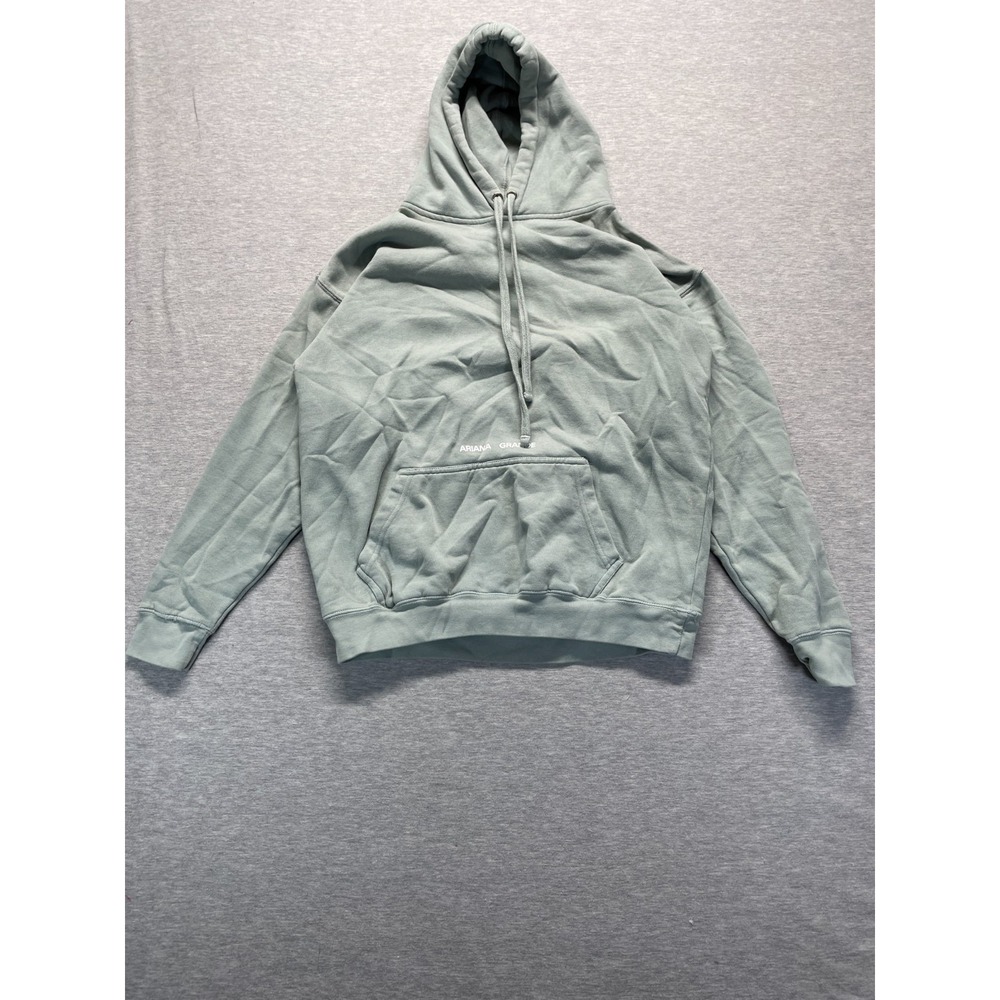 Ariana Grande Positions Album Cover Hoodie Unisex Small Mint Green Graphic Print